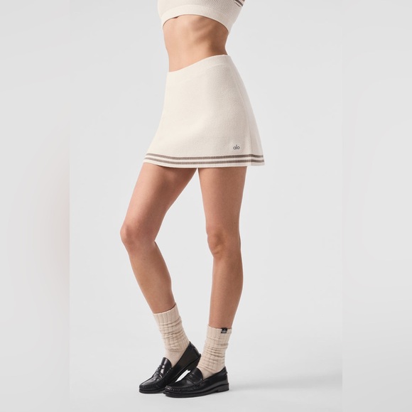 COPY - Alo Yoga Tennis Club Sweater Knit Skirt - Picture 1 of 5